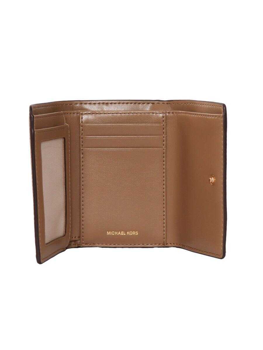 Portofele Michael Kors Michael Kors Wallets BROWN Femei (BM 19073637) 4