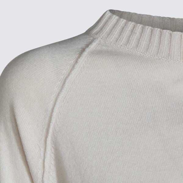 Pulovere ANTONELLI Antonelli Light Beige Wool Publio Cornelio Knitwear Beige Femei (BM 19073757) 4