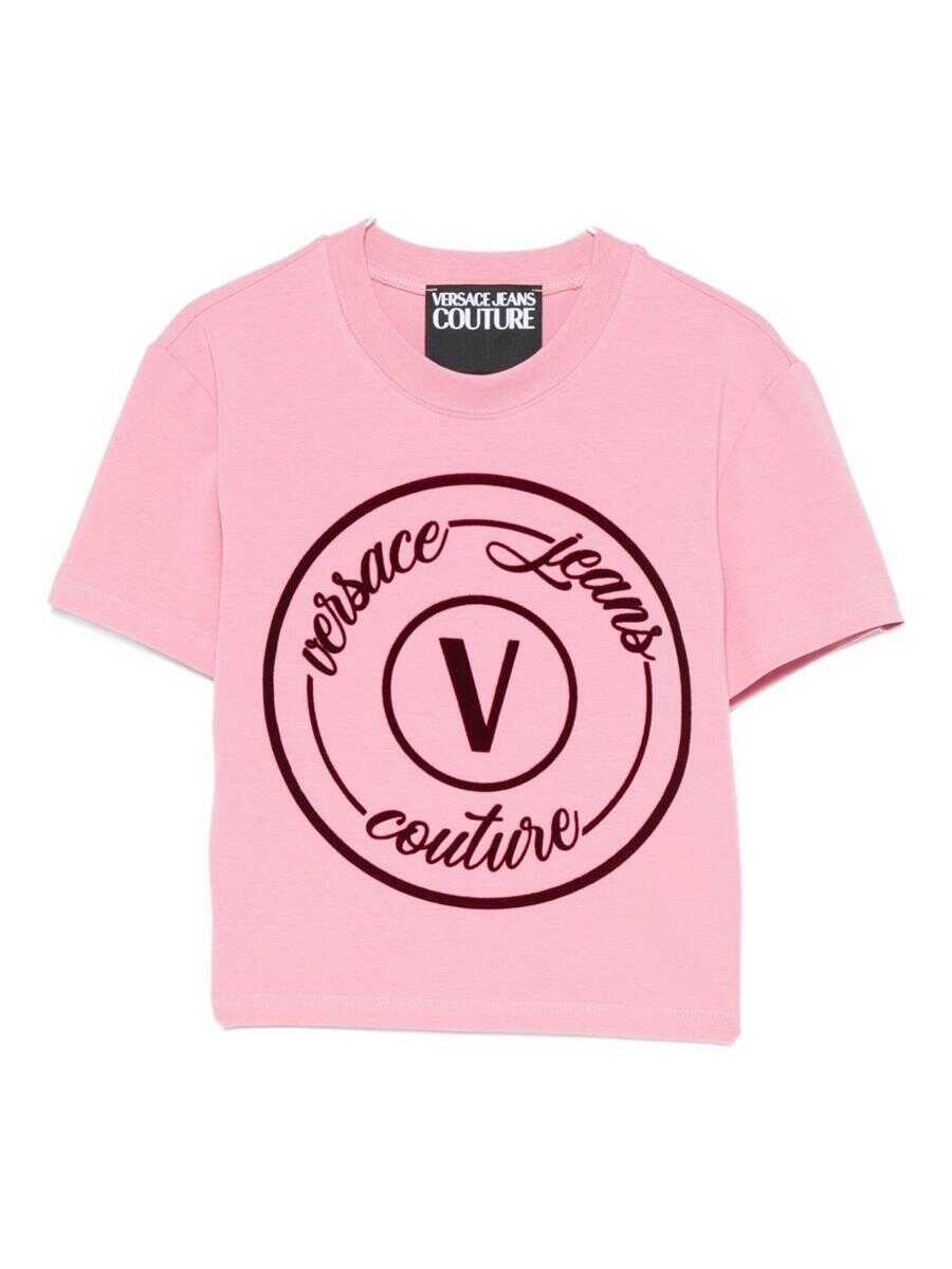 Topuri Versace Jeans Couture Versace Jeans Couture T-Shirts And Polos PINK Femei (BM 19074210) 1
