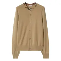 Cardigane Burberry Check Insert Cardigan Femei