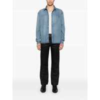 Camasi de blugi pentru Barbati - Camasi de blugi Saint Laurent Saint Laurent Cassandre Denim Shirt Navy Barbati (BM 19074426) - B-mall.ro