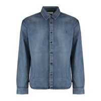 Camasi de blugi Saint Laurent Cassandre Denim Shirt Barbati