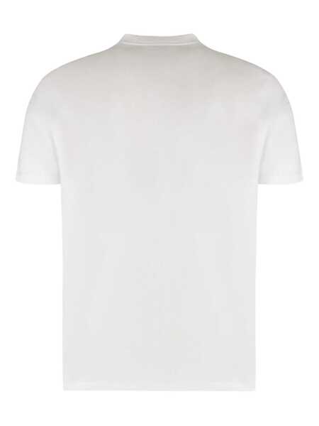 Tricouri Paul&Shark Paul & Shark T-Shirt In Cotton Jersey With Logo Print WHITE Barbati (BM 19074528) 2