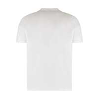 Tricouri Paul&Shark pentru Barbati - Tricouri Paul&Shark Paul & Shark T-Shirt In Cotton Jersey With Logo Print WHITE Barbati (BM 19074528) - B-mall.ro