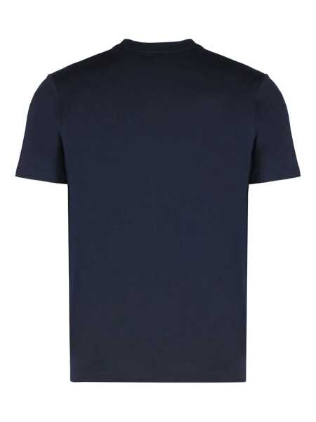 Tricouri Paul&Shark Paul & Shark T-Shirt In Cotton Jersey With Logo Print BLUE Barbati (BM 19074537) 2