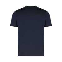 Tricouri Paul&Shark pentru Barbati - Tricouri Paul&Shark Paul & Shark T-Shirt In Cotton Jersey With Logo Print BLUE Barbati (BM 19074537) - B-mall.ro