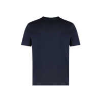 Tricouri Paul&Shark pentru Barbati - Tricouri Paul&Shark Paul & Shark T-Shirt In Cotton Jersey With Logo Print BLUE Barbati (BM 19074540) - B-mall.ro