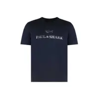 Tricouri Paul & Shark T-Shirt In Cotton Jersey With Logo Print Barbati