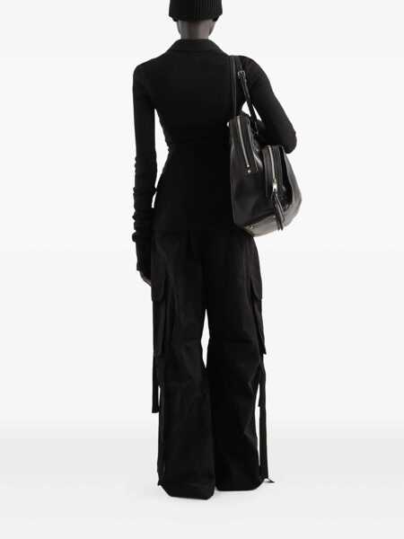 Geci Dolce & Gabbana Dolce & Gabbana Double-Breasted Fitted Jacket Black Femei (BM 19074573) 3