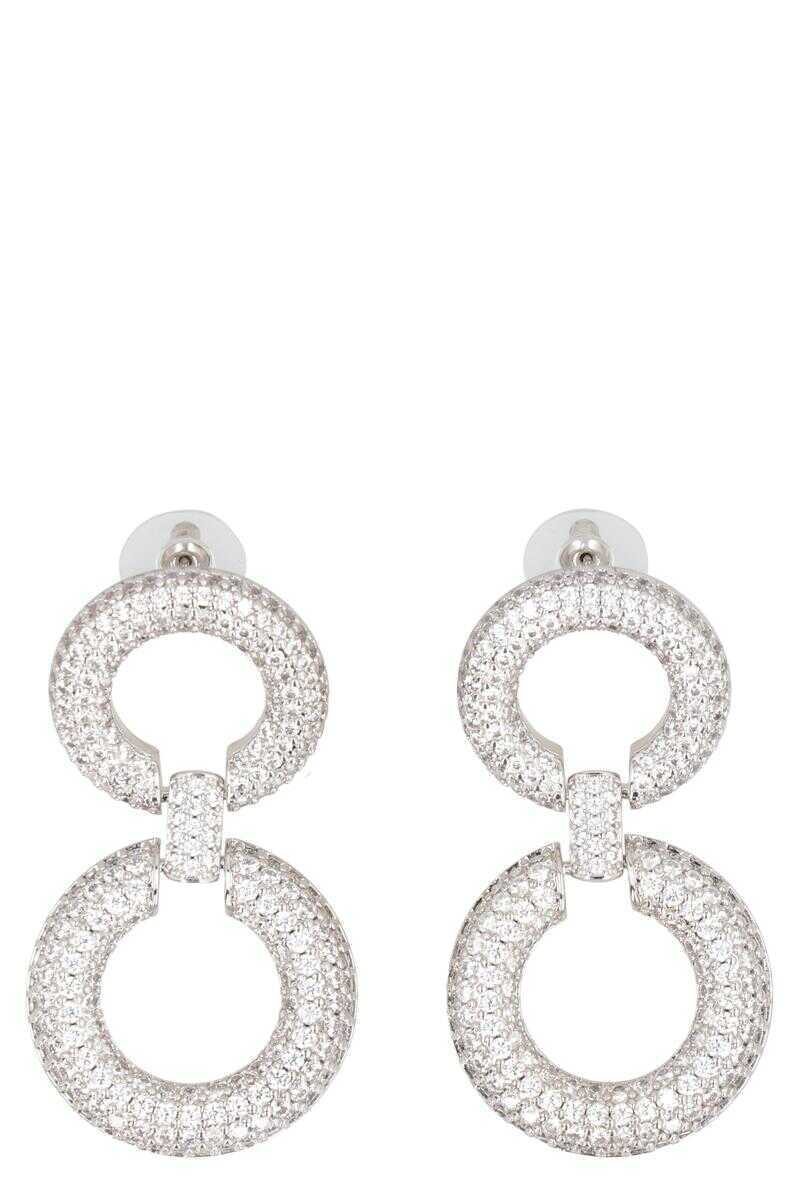 Bijuterii Self-Portrait Self-Portrait Crystal Link Two SILVER Femei (BM 19074828) 2