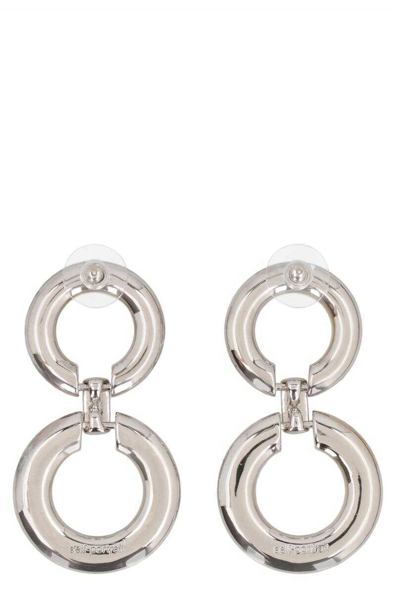 Bijuterii Self-Portrait Self-Portrait Crystal Link Two SILVER Femei (BM 19074828) 3