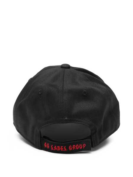 Sepci M44 LABEL GROUP M44 Label Group 44 Label Group Black Cap With Front Row Embroidery Black Barbati (BM 19074831) 2