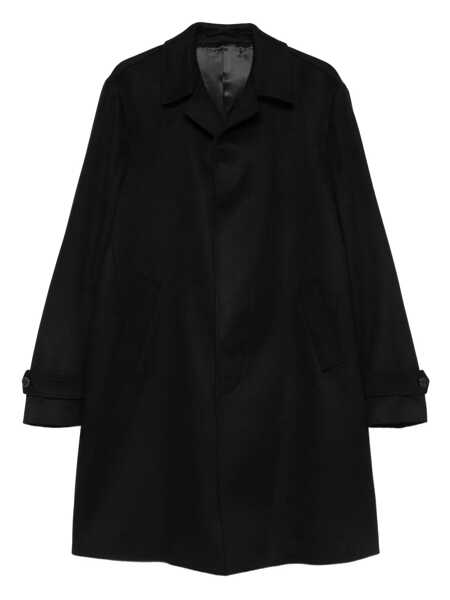 Paltoane Lardini Lardini Black Trench Coat Black Barbati (BM 19075101) 1