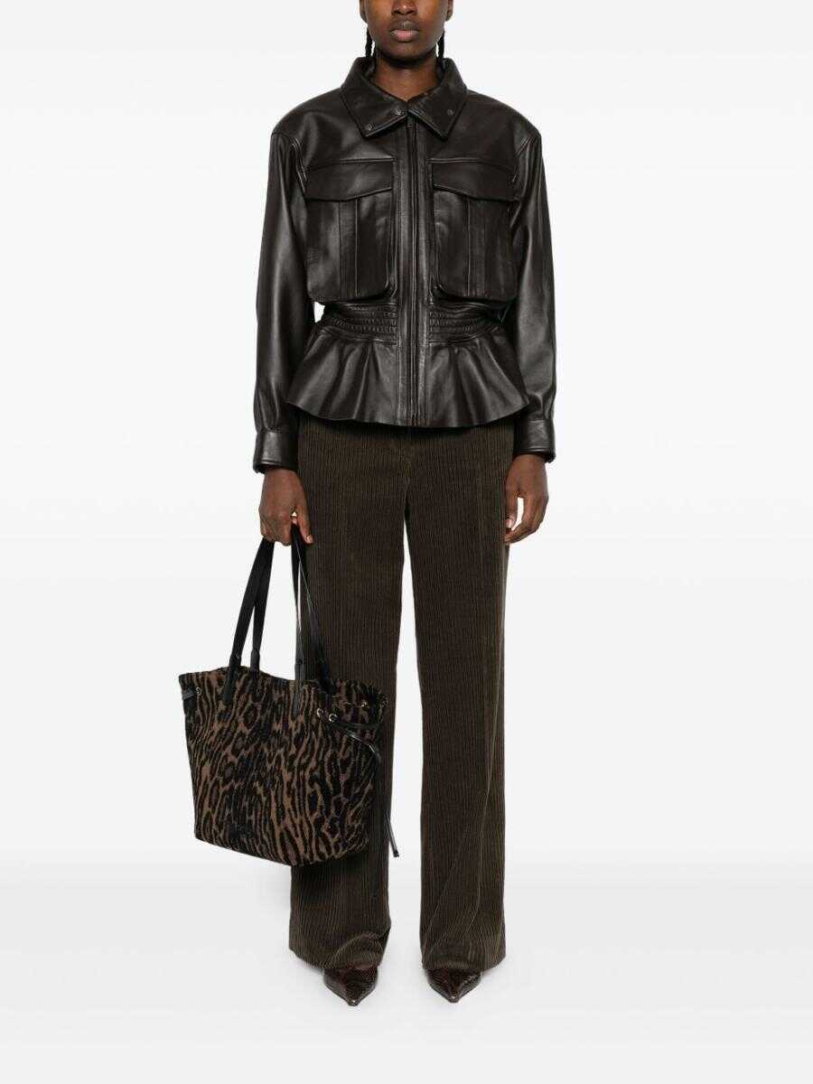 Pantaloni casual P.A.R.O.S.H. P.A.R.O.S.H. Trousers Grey Femei (BM 19075164) 2