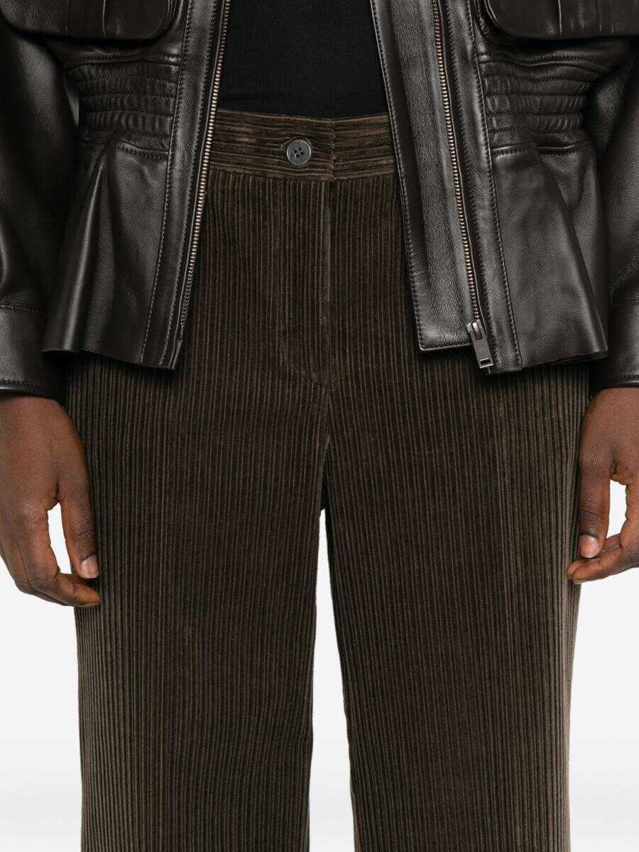 Pantaloni casual P.A.R.O.S.H. P.A.R.O.S.H. Trousers Grey Femei (BM 19075164) 5