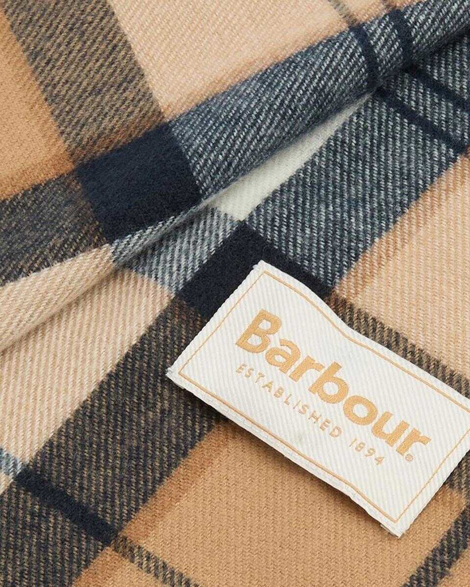Esarfe Barbour Barbour Scarf HESSIAN NAVY TARTAN Femei (BM 19075968) 2