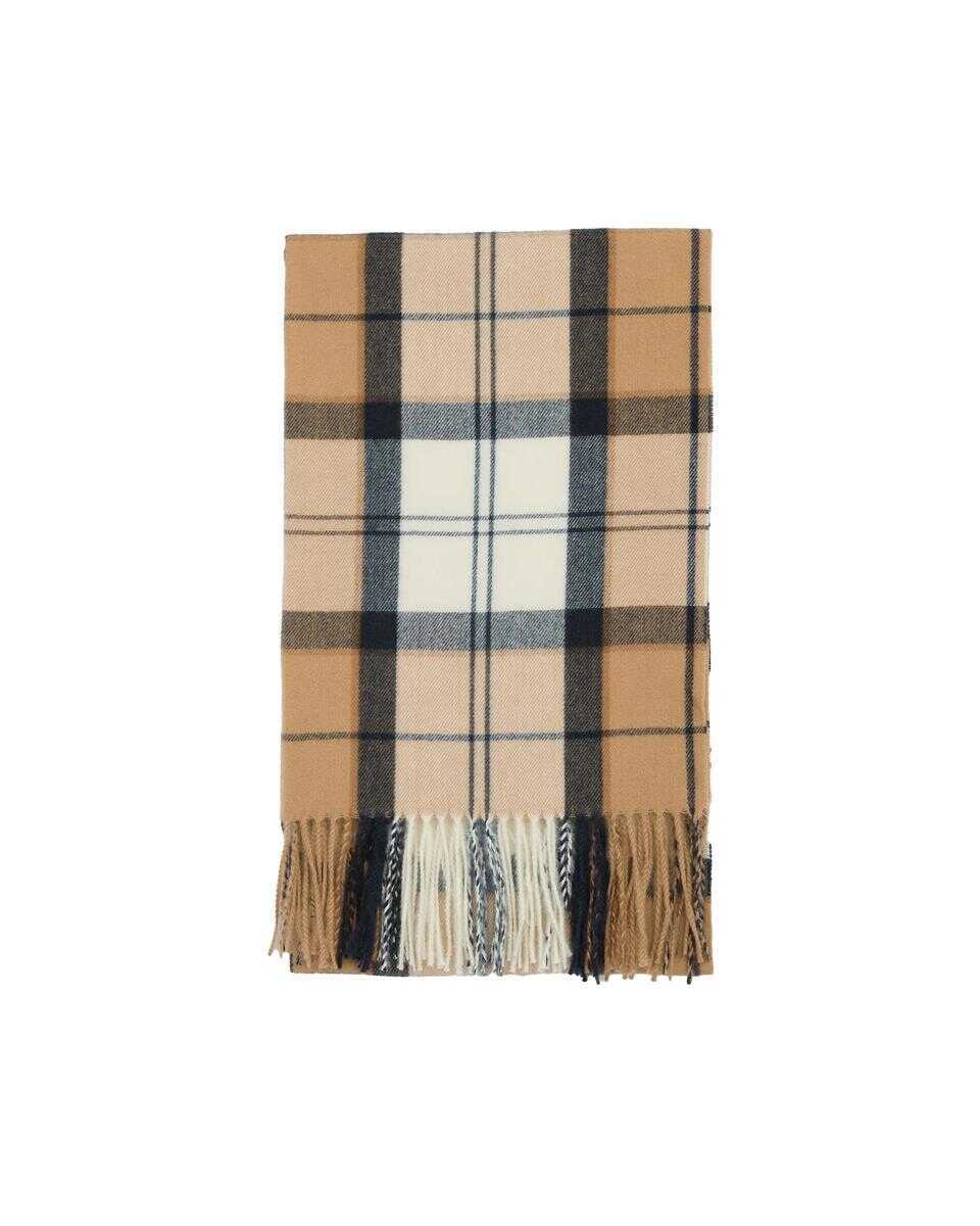 Esarfe Barbour Barbour Scarf HESSIAN NAVY TARTAN Femei (BM 19075968) 1