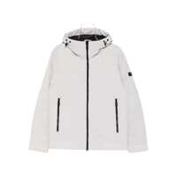 Geci Peuterey Short Jacket In Stretch Polyester Canvas Bonded To Jersey Barbati