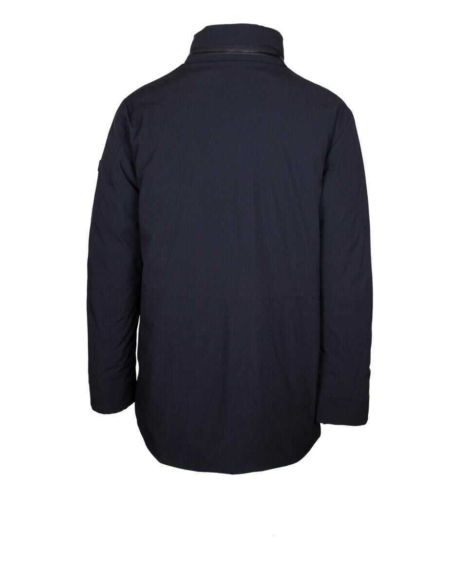 Geci Peuterey Peuterey Stretch Polyester Canvas Jacket Black Barbati (BM 19076505) 3