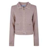 Cardigane Blumarine Blumarine Tweed Zip-Up Cardigan