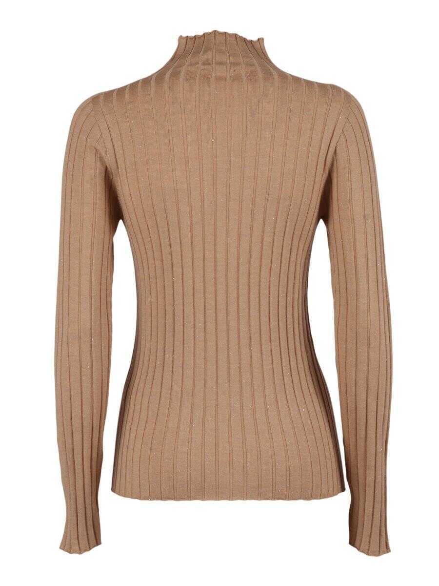 Pulovere Peserico Peserico Girocoll Beige Femei (BM 19076757) 2