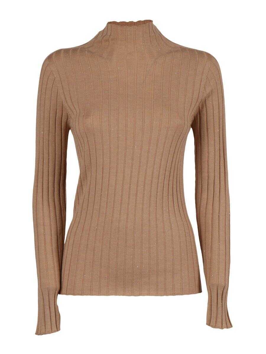 Pulovere Peserico Peserico Girocoll Beige Femei (BM 19076757) 1