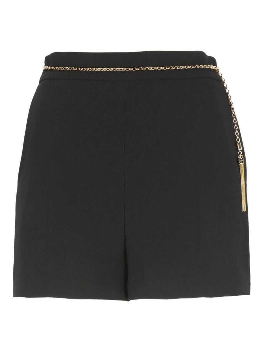 Pantaloni casual Elisabetta Franchi Elisabetta Franchi Shorts Black Femei (BM 19076790) 2
