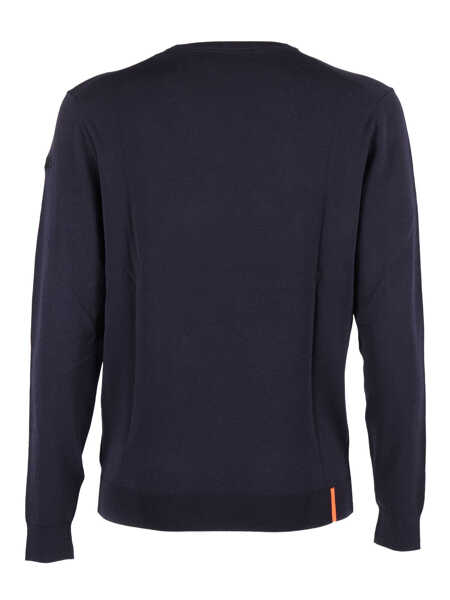 Pulovere casual Rrd maxell round knit Blue Barbati (BM 19077333) 2