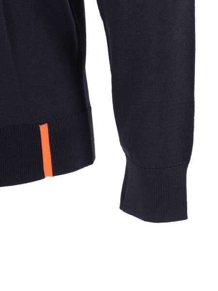 Pulovere casual Rrd maxell round knit Blue Barbati (BM 19077333) 3