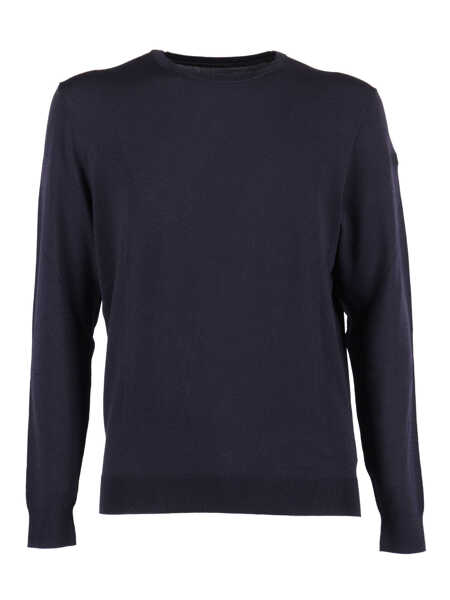 Pulovere casual Rrd maxell round knit Blue Barbati (BM 19077333) 1