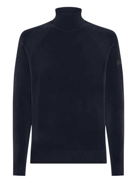 Pulovere casual Rrd velvet full zip knit Blue Barbati (BM 19077339) 1