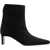 Khaite Suede Ankle Boots BLACK
