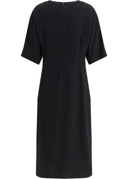 Rochii CRIDA MILANO Praga black midi Dress BLACK Femei (BM 19077388) 2