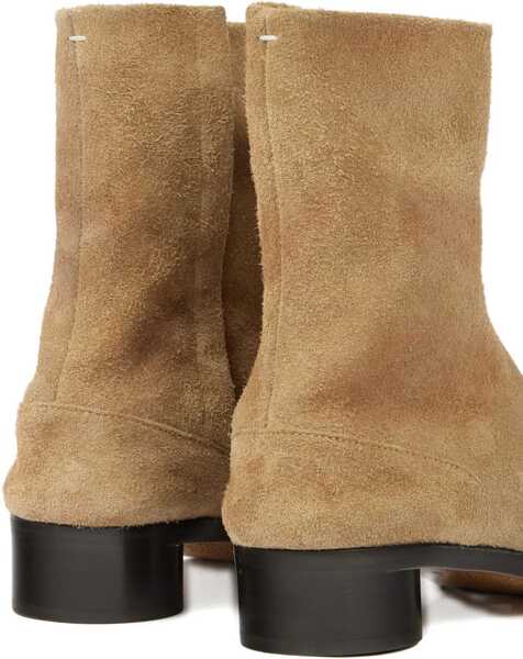 Bocanci casual Maison Margiela Suede Ankle Boot CORN BROWN Barbati (BM 19077409) 4