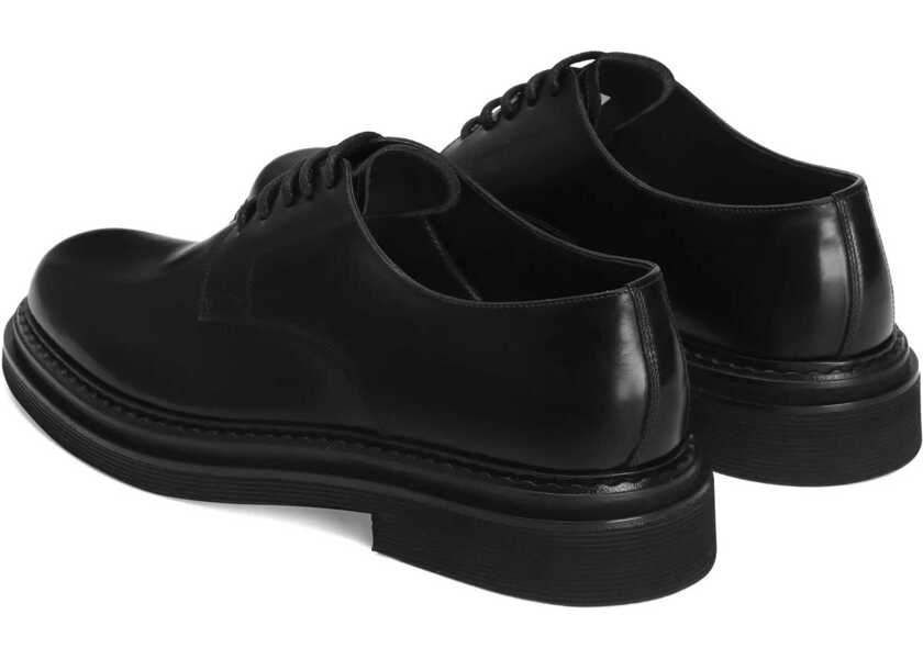 Pantofi eleganti Dolce & Gabbana Lace-Up Shoes NERO Barbati (BM 19077415) 4