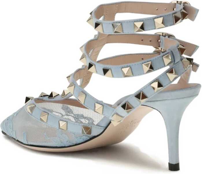 Pantofi cu toc Valentino Garavani Ankle Strap BLUSH GREY Femei (BM 19077445) 3
