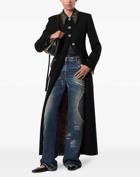 Blugi Versace Cotton Denim Jeans MEDIUM BLUE Femei (BM 19077451) 2