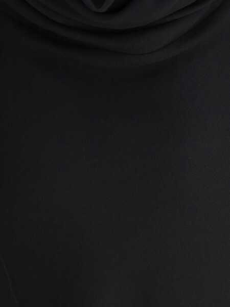 Rochii CRIDA MILANO Tunisi Midi Dress in Cady BLACK Femei (BM 19077457) 3