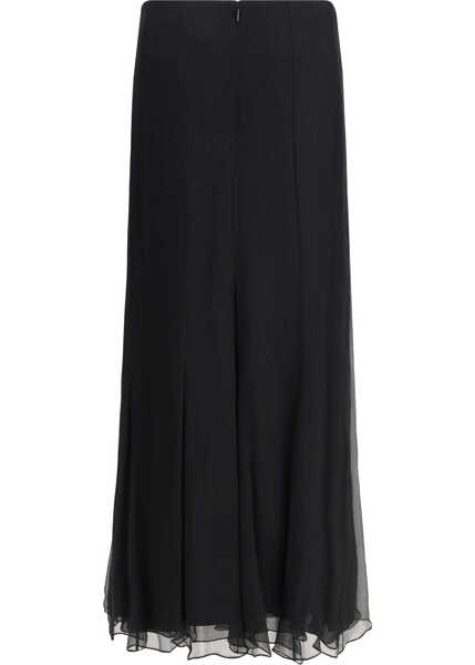 Fuste Chloe Silk Long Skirt BLACK Femei (BM 19077496) 2