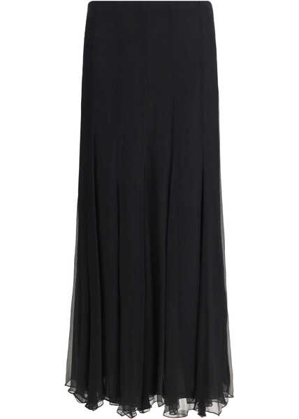 Fuste Chloe Silk Long Skirt BLACK Femei (BM 19077496) 1