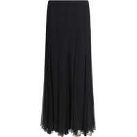 Fuste Silk Long Skirt Femei