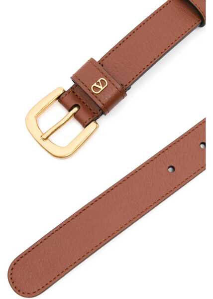 Curele Valentino Garavani Leather Belt DEEP CARAMEL Femei (BM 19077508) 2