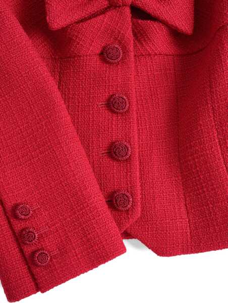 Jachete Valentino Garavani Short Jacket in Plain Wool Tweed PARIS Femei (BM 19077511) 5