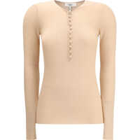 Pulovere Merino Wool Henley Sweater Femei
