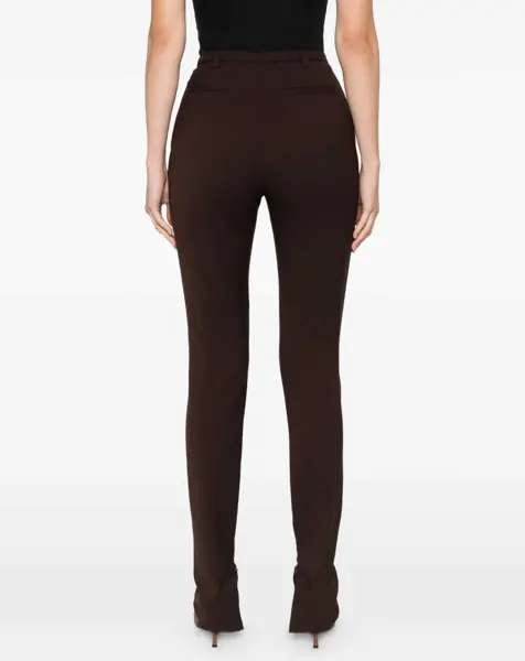 Pantaloni casual The Latest Carola Stretch Jersey Trousers BROWN Femei (BM 19077535) 4