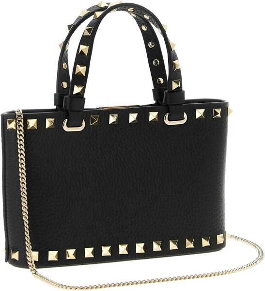 Genti de umar Valentino Garavani Mini Shopping Rockstud NERO Femei (BM 19077565) 2