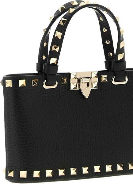 Genti de umar Valentino Garavani Mini Shopping Rockstud NERO Femei (BM 19077565) 3