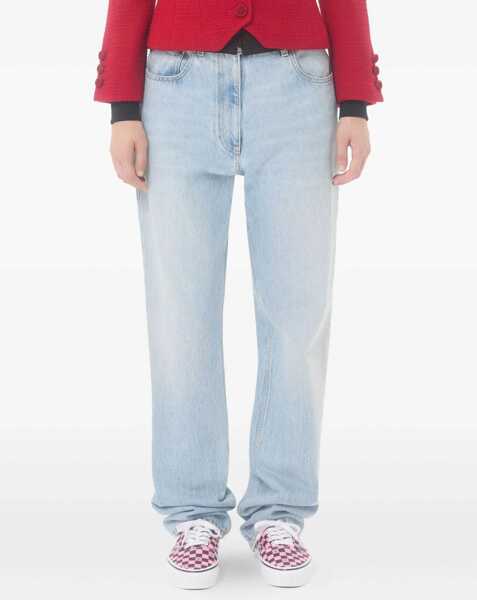 Blugi Valentino Garavani Cotton Five-Pocket Jeans DENIM BLU LAV CHIARO Femei (BM 19077568) 3