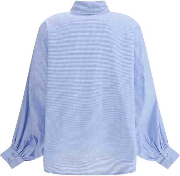 Bluze Sosue Antonia Pretzel Blouse BLUE CHECK Femei (BM 19077583) 2