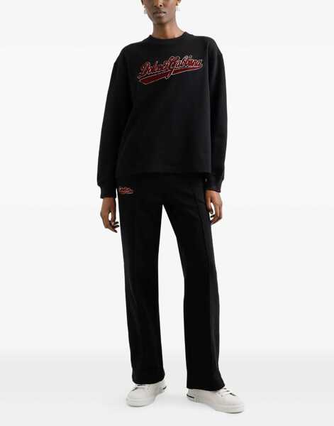 Bluze de trening Dolce & Gabbana Cotton Sweatshirt with patch NERO Femei (BM 19077586) 2